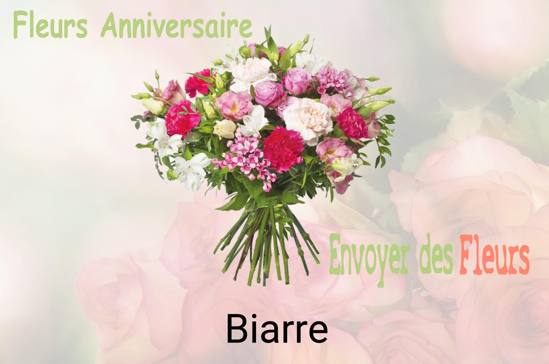 Bouquet de fleurs d’anniversaire livré à Biarre